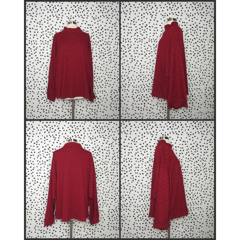 Free People Red Set the Mood Boho Matching Skirt Set - Picture 9 of 14